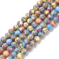 Assembled Natural & Dyed Magnesite Beads