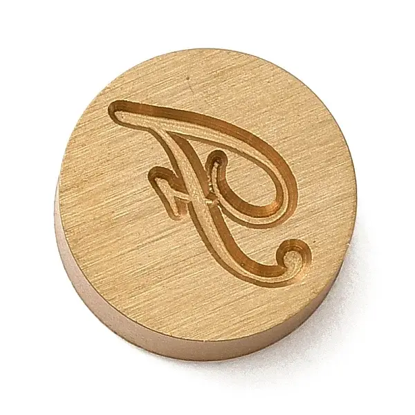 Golden Tone Brass Letter Stamps