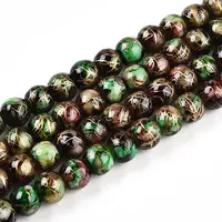 Baking Painted Glass Beads Strands