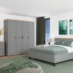 Ložnice lotta - šedá/dub artisan