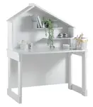 Psací stůl s nástavcem boom - bílá