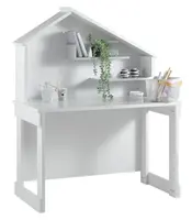 Psací stůl s nástavcem boom - bílá