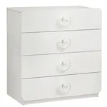 Zásuvková komoda chloe - bílá