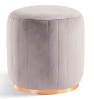 Puf viviana - světle šedá