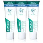 Elmex Sensitive Professional Gentle Whitening bieliaca pasta pre citlivé zuby 3x75 ml