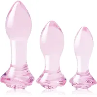 Dream Toys Glaze Glass Rosebud Training Set sada análních kolíků