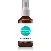 Viridian Nutrition Organic Elderberry Throat Spray sprej na bolesť v krku 50 ml