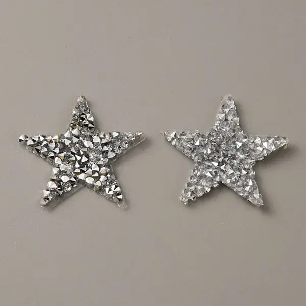 Star Hotfix Rhinestone Iron on Patches