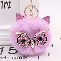 Pom Pom Ball Keychain