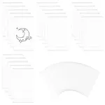 3Sets Rectangle Acrylic Table Sign Holders