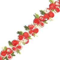 Flower Polyester Jacquard Ribbon