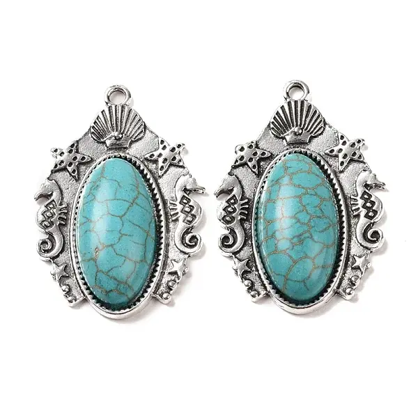 Synthetic Turquoise Pendants