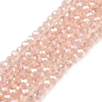 Electroplate Glass Beads Strands