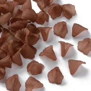 Transparent Acrylic Bead Caps