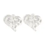 Valentine's Day Transparent Acrylic Pendants