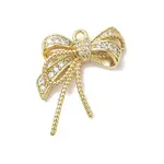 Brass Micro Pave Cubic Zirconia Pendants