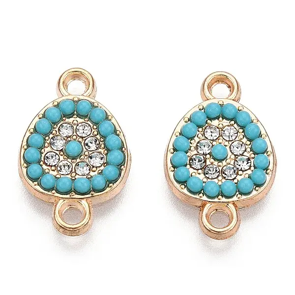 Alloy Rhinestone Links connectors