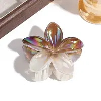 Flower Plastic Claw Hair Clips