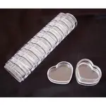 Heart Shape Plastic Beads Storage Container
