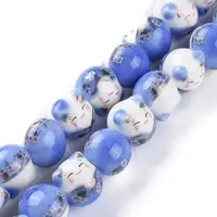 Handmade Printed Porcelain Beads