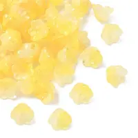 Transparent Glass Beads Caps