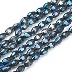 Electroplate Glass Beads Strands