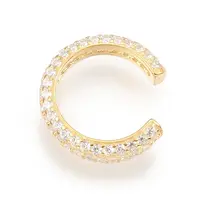 925 Sterling Silver Cuff Earrings