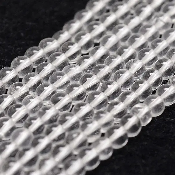 Natural Quartz Crystal Beads Strands