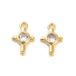 Brass Cubic Zirconia Charms