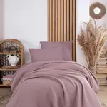 Prikrývka 160x230 pique - svetlo fialová