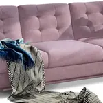 Rozkladacia pohovka s úložným priestorom asgard - hnedá - monolit 09,