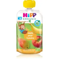 Hipp HiPPis BIO 100% ovocie jablko – hruška – banán ovocný príkrm 100 g