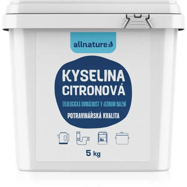 Allnature Kyselina citrónová kyselina citrónová na domáce použitie 5000 g