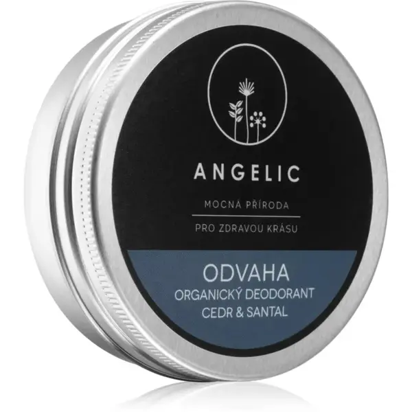 Angelic Organický deodorant "Odvaha" Céder & Santal krémový dezodorant v BIO kvalite 50 ml