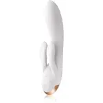 Satisfyer Double Flex vibrátor so stimulátorom klitorisu White 20 cm