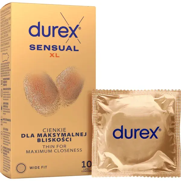 Durex Sensual XL kondómy 10 ks