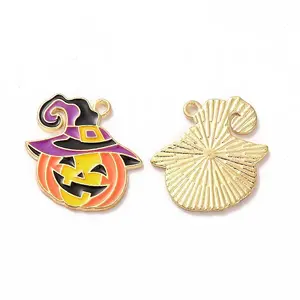Halloween Alloy Enamel Pendants