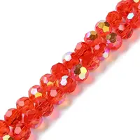 Electroplate Glass Beads Strands