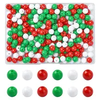 300Pcs 3 Colors Opaque Acrylic Beads