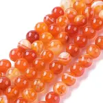 Natural Striped Agate/Banded Agate Beads Strands