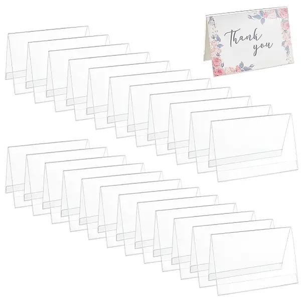 Name Plastic Table Top Display Stand