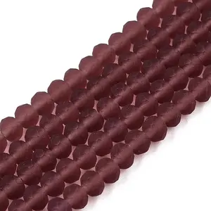 Transparent Glass Beads Strands