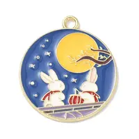 Alloy Enamel Pendants