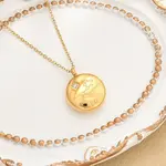 304 Stainless Steel Clear Cubic Zirconia Constellation Pendant Necklaces