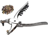 Děrovací - drukovací kleště Extol sada se 100 očky 2,5-5mm