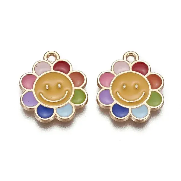 Alloy Enamel Pendants