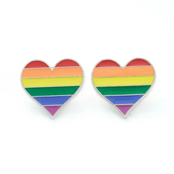 Alloy Pride Enamel Brooches