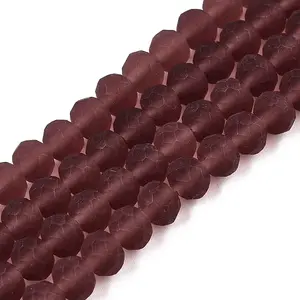 Transparent Glass Beads Strands