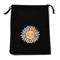 Rectangle Printed Velvet Cloth Packing Pouches