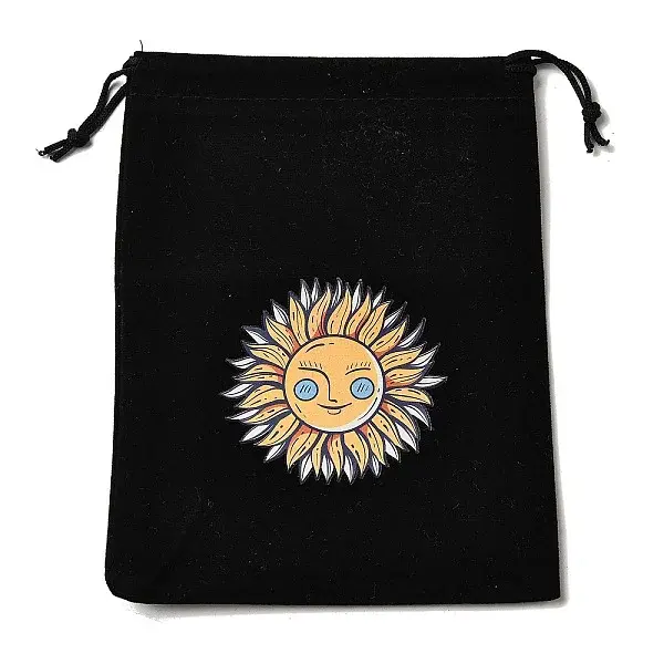 Rectangle Printed Velvet Cloth Packing Pouches